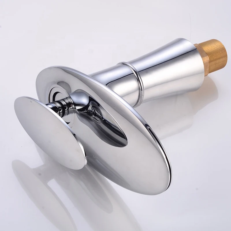 Wholesale Modern Bathroom Brass Water Mixer Tap White Waterfall Basin Faucet
