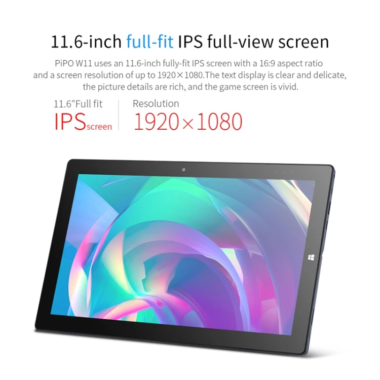 Factory Original PIPO W11 8+128GB Win 10 Tablet Laptop/notebook With  Digital Pen in Win Tablet Without Keyboard
