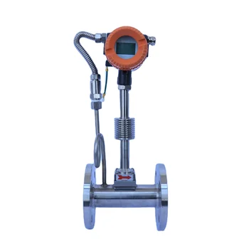 CE Approved High Temperature Steam Vortex Flow Meter Customizable OEM Large Diameter Pipe Vortex Flowmeter
