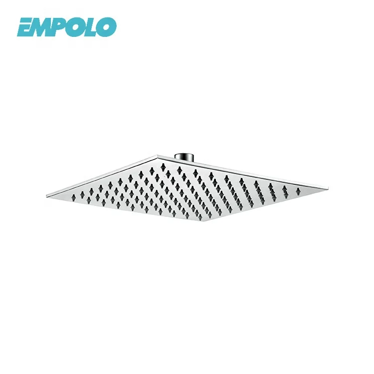 Bathroom Water Saving Chrome Ceiling Power Shower Head 12 Inch Rainfall Square Style Smart Shower Head With Filter View Hand Shower Head Empolo Product Details From Foshan Empolo Building Materials Co Ltd