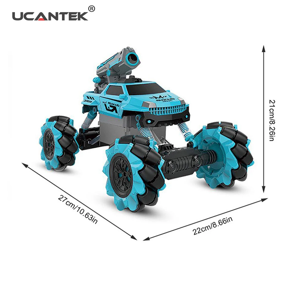 remote control water cannon car 6 wheels