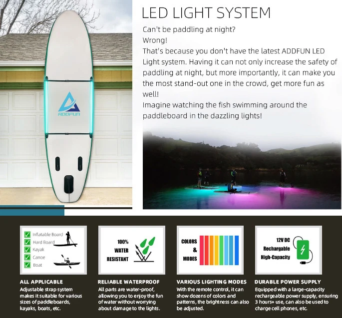 High Quality Inflatable Sup Board Stand Up Paddle Board Led Light Buy