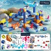 Marine magnetic track set-117 pieces-1 car