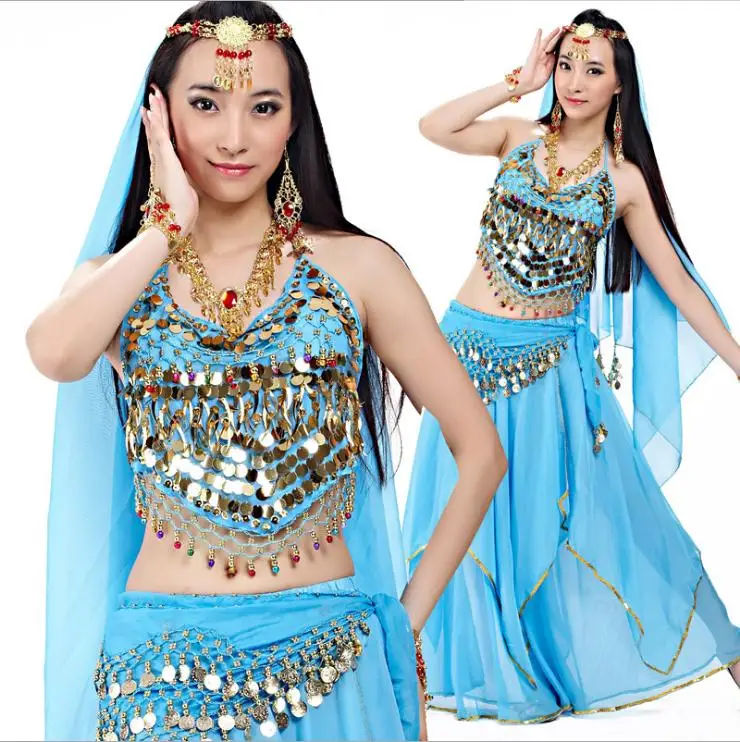 
 Женский костюм для танца живота, костюм из пяти предметов  