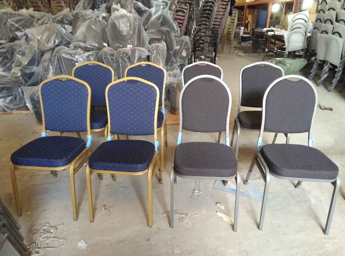 Stackable Chairs Wedding Dining Modern Banquet Metal Chairs For Event