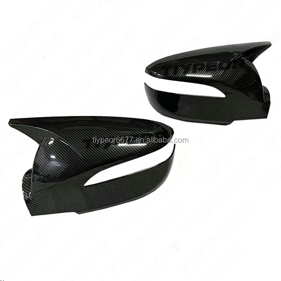product tiypeor carbon fiber look rearview mirror covers for hyundai ix35 wing mirror cover for side rear view accessories-5