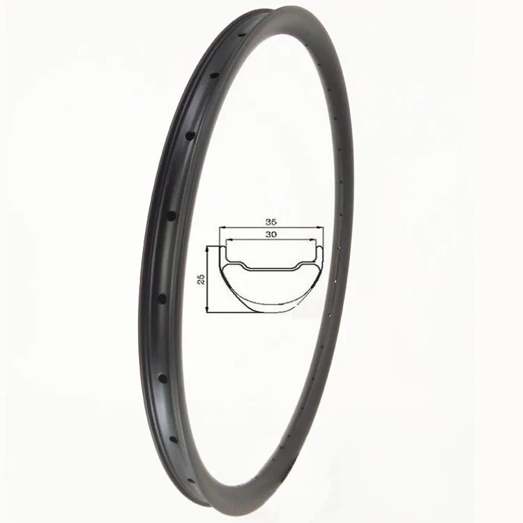 SoarRocs SR25C35M26 High-end Full Carbon Bicycle Rim 26-inch MTB XC Disc Brake Carbon Mountain Bike Rim UD Matte MTB Rim