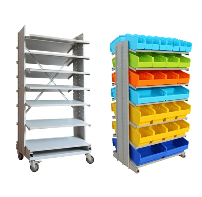 Kanban Picking Rack with Plastic Shelf Bin