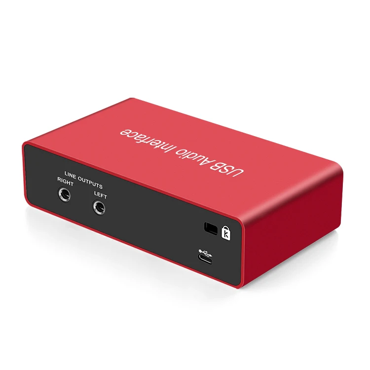 192khz/24bit Usb Audio Interface Sound Card Solo Xlr Interface Studio