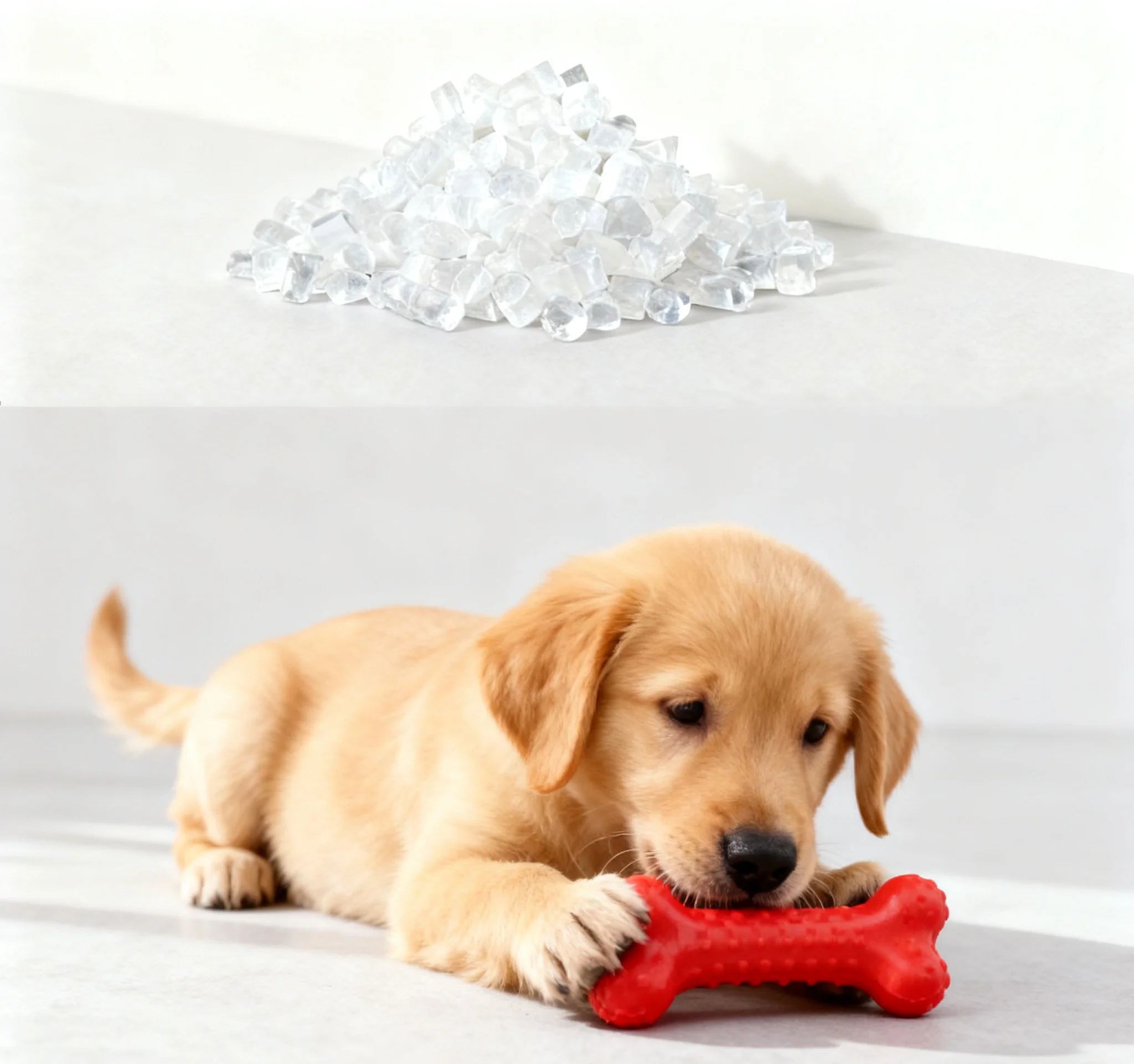 Durable Chewable Odor-Free for Indoor Interaction/Outdoor Fetch Dog Toys TPE Granule