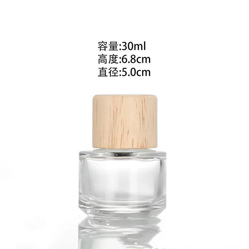 Wholesale Empty clear 30ml 50ml 100ml Round Perfume Bottle Cosmetic Packaging Perfume Bottle Packaging Box