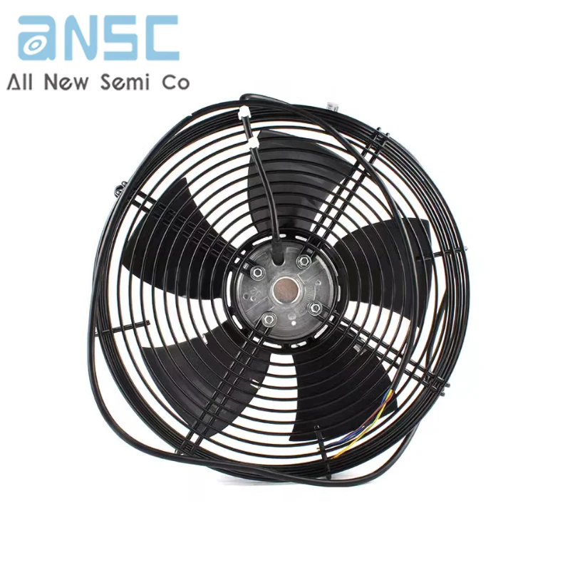 Original Axial fan  S4E300-AS72-53/C01 230V 0.28A 62/80W 1380RPM 300MM 53dBA m4e068-cf Cold storage fan