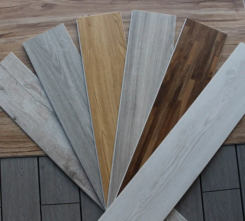 Luxury SPC Vinyl Waterproof Flooring PVC Material Wood-Looking Laminate with Anti-Slip Feature and Easy Click Installation