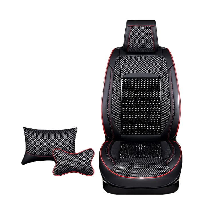 Универсальные чехлы на автомобильные сиденья с деревянными бусинами