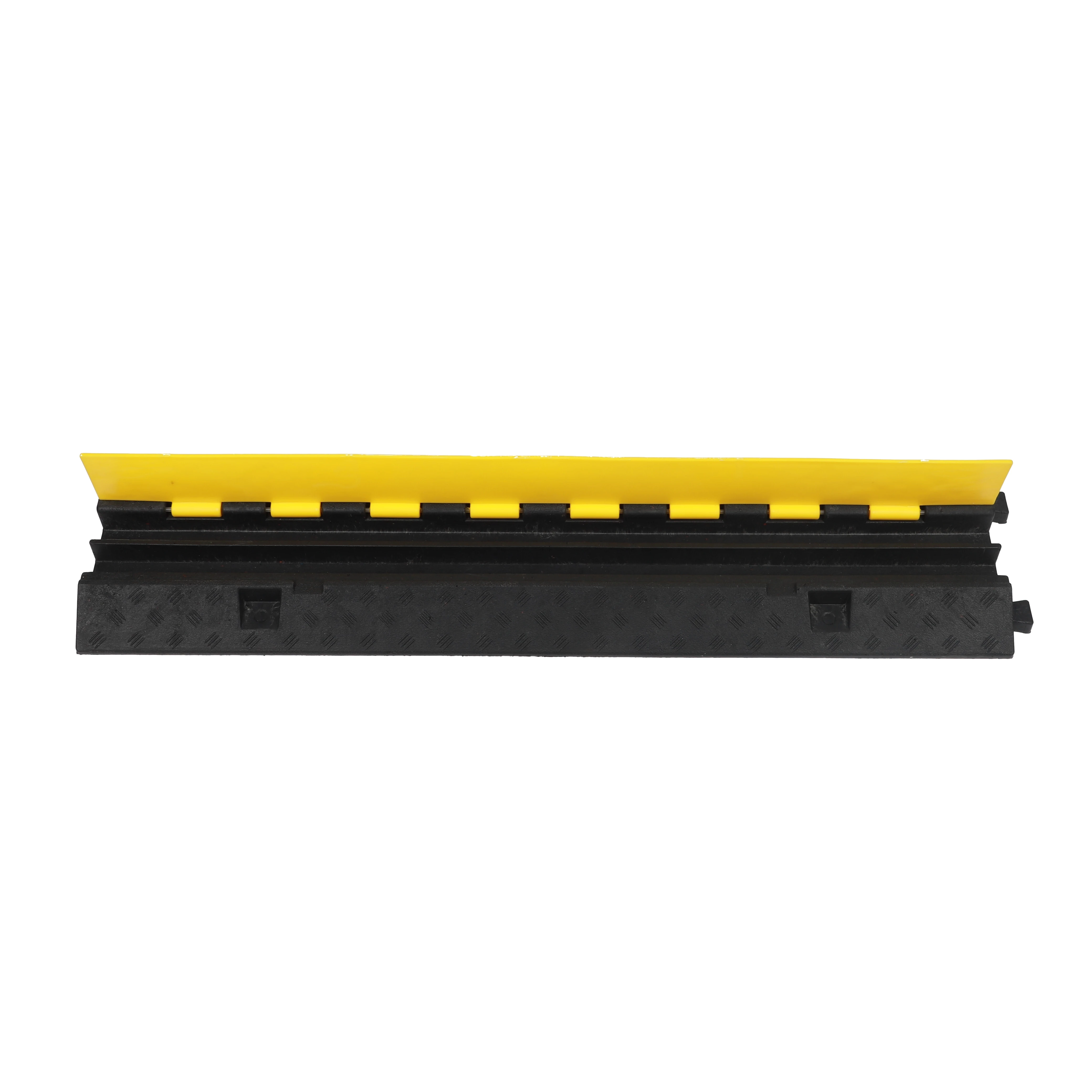Outdoor and Indoor  Rubber Cable Cover Ramp 2Channel Cable Bridges Cable Ramp Protector details