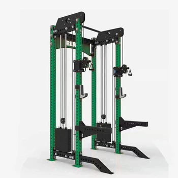 Gym Fitness Equipment Dual Cable Pulley Crossover Machine Power Cage Multi Comprehensive Smith Training Functional Trainer