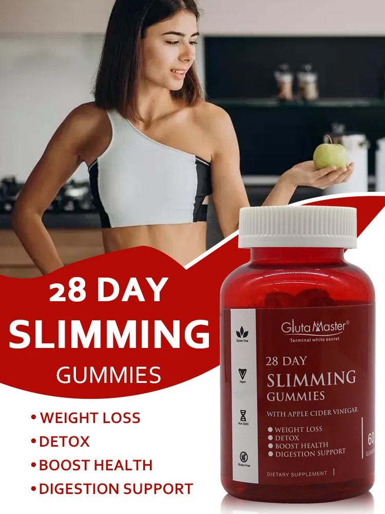 Gluta Mater 28 Day Slimming Gummies With Organic Apple Cider Vinegar ...