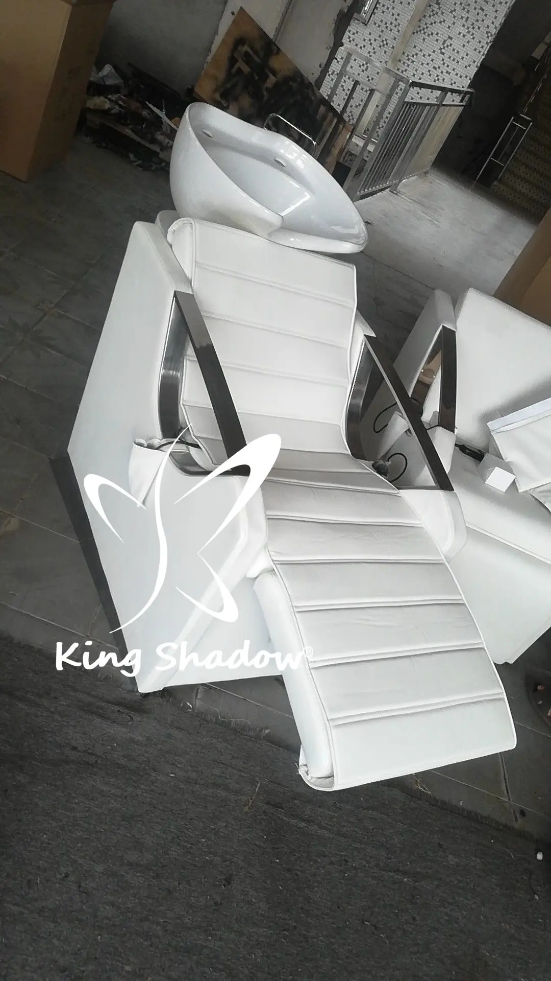 Electric Massage Shampoo Chair Bed Hair Salon Backwash Unit Salon Sink Shampoo Chairs For Sale