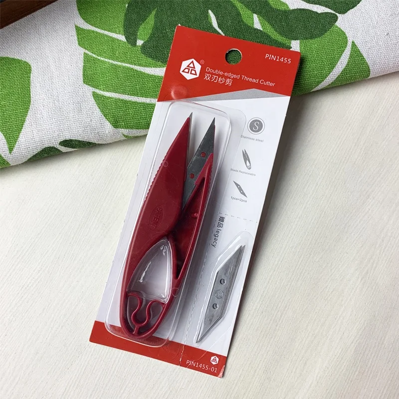 Высококачественные пружинные ножницы с 2 лезвиями, ножницы для нитки