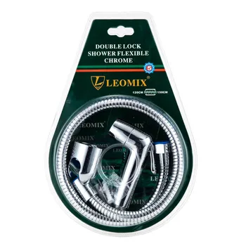 Brass  Nuts  with EPDM Inner Hose  with  Stainless  Steel Hose  with  Brass Core Plastic  Spray Bidet Set