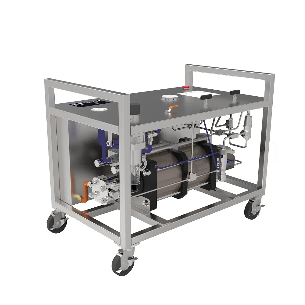 HYDR-STAR High Flow High Pressure  up to 3000 Bar  Air Driven Liquid Pump Booster Pump Hydraulic Unit