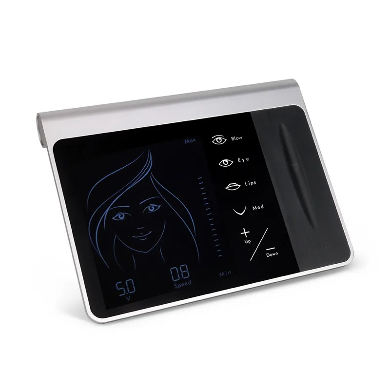 2022 Новинка! Беспроводной ЖК-дисплей, полный сенсорный экран, супер многофункциональная машинка для микроблейдинга, вращающаяся машинка для татуировок