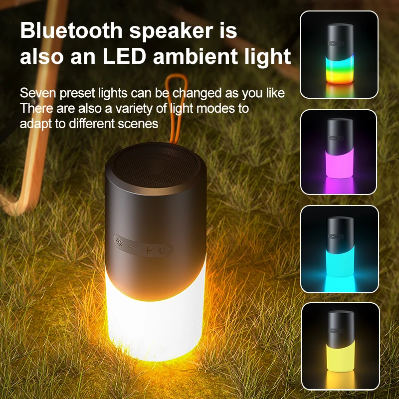 Different Bluetooth Speaker With Lights EBS-705 Mini Portable