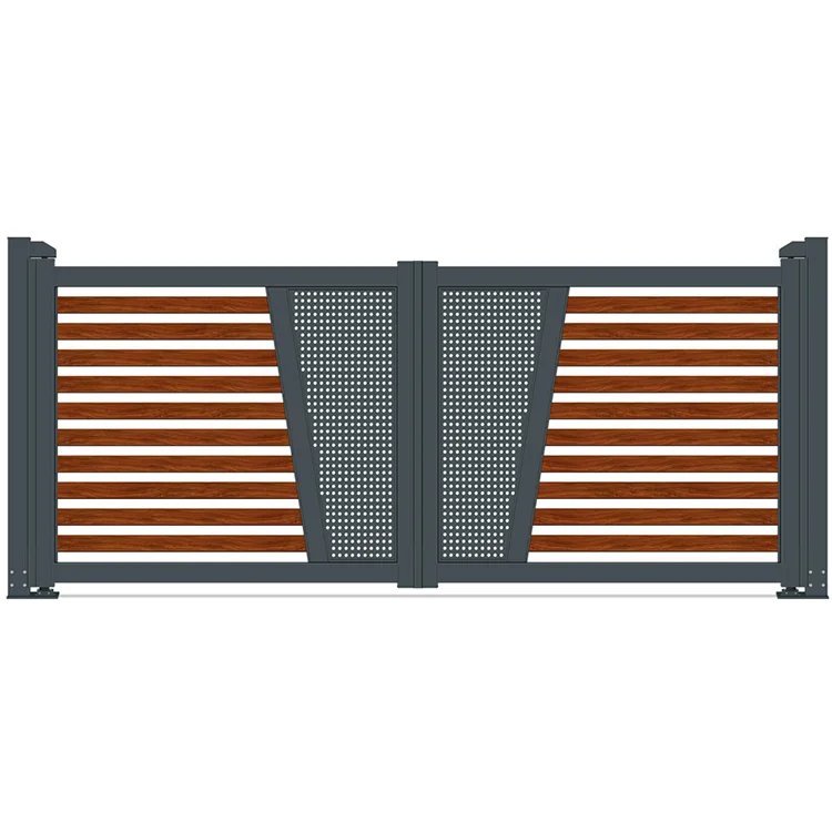 Hot Selling Cheap  New Design Slat Gate  Iron Gate Courtyard Gate for House
