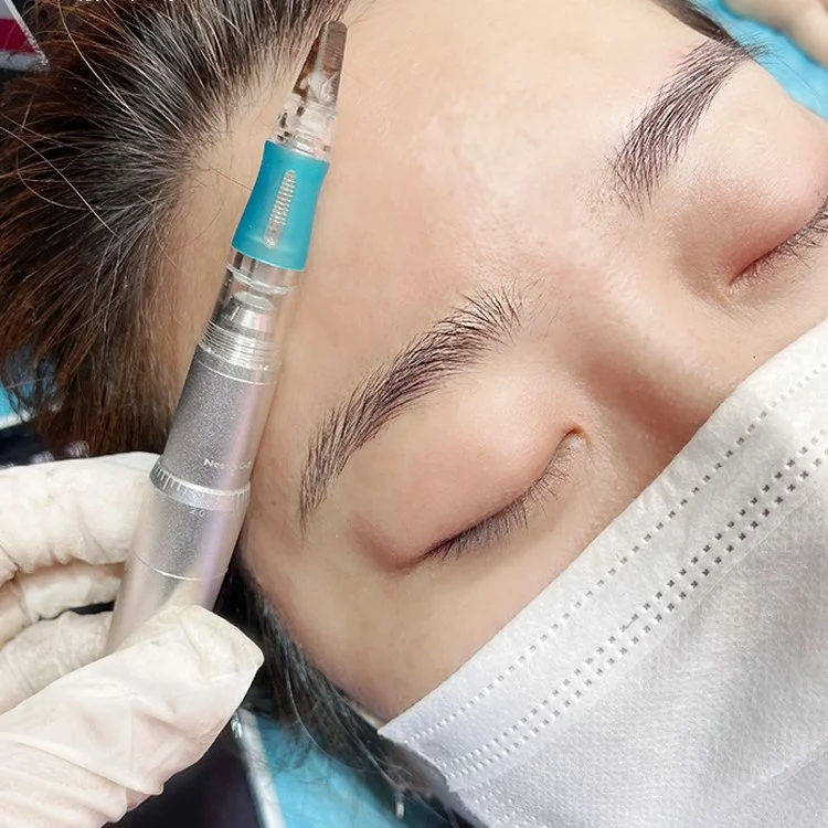 FAMISOO Permanent Makeup Machine Good Quality Scalp White Rotary for Beginners Eyebrow Permanent Makeup Tattoo Machine