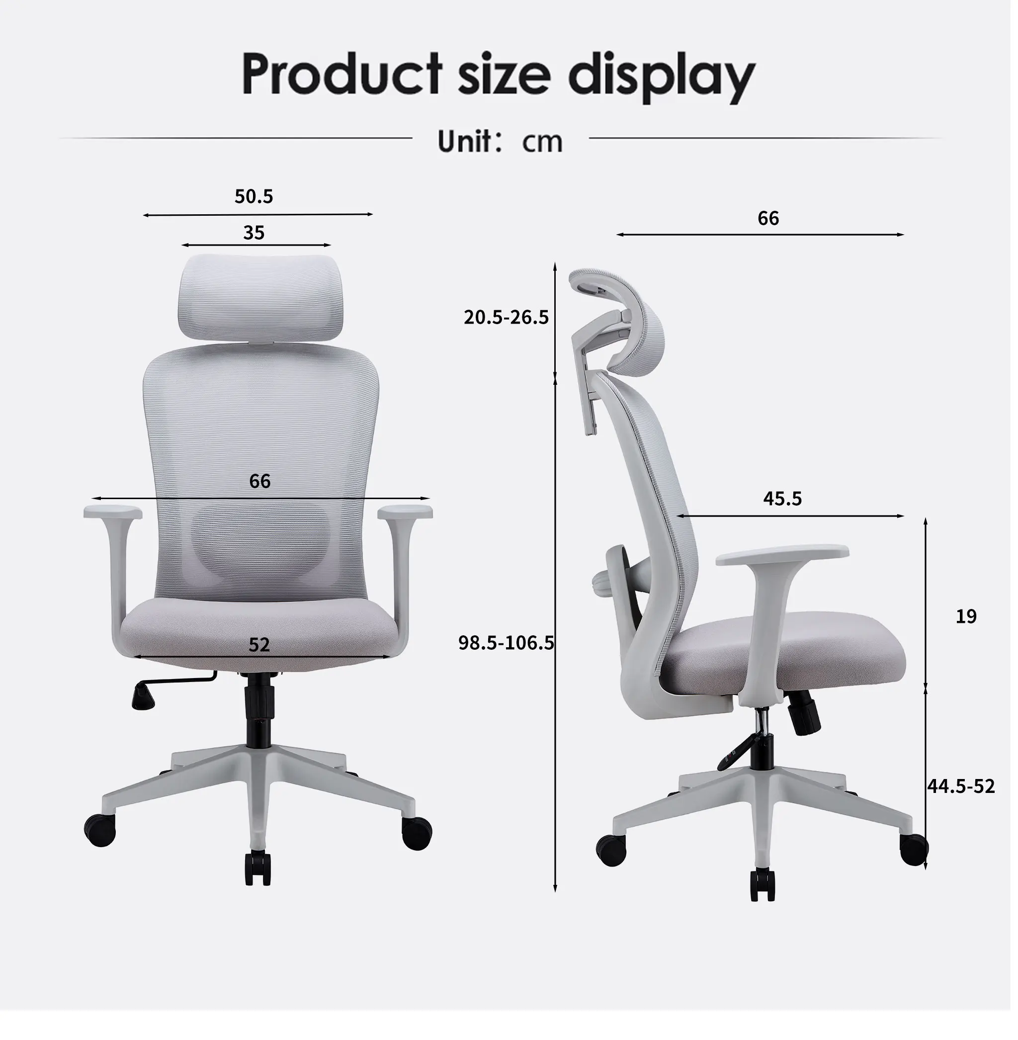 Product dimensions