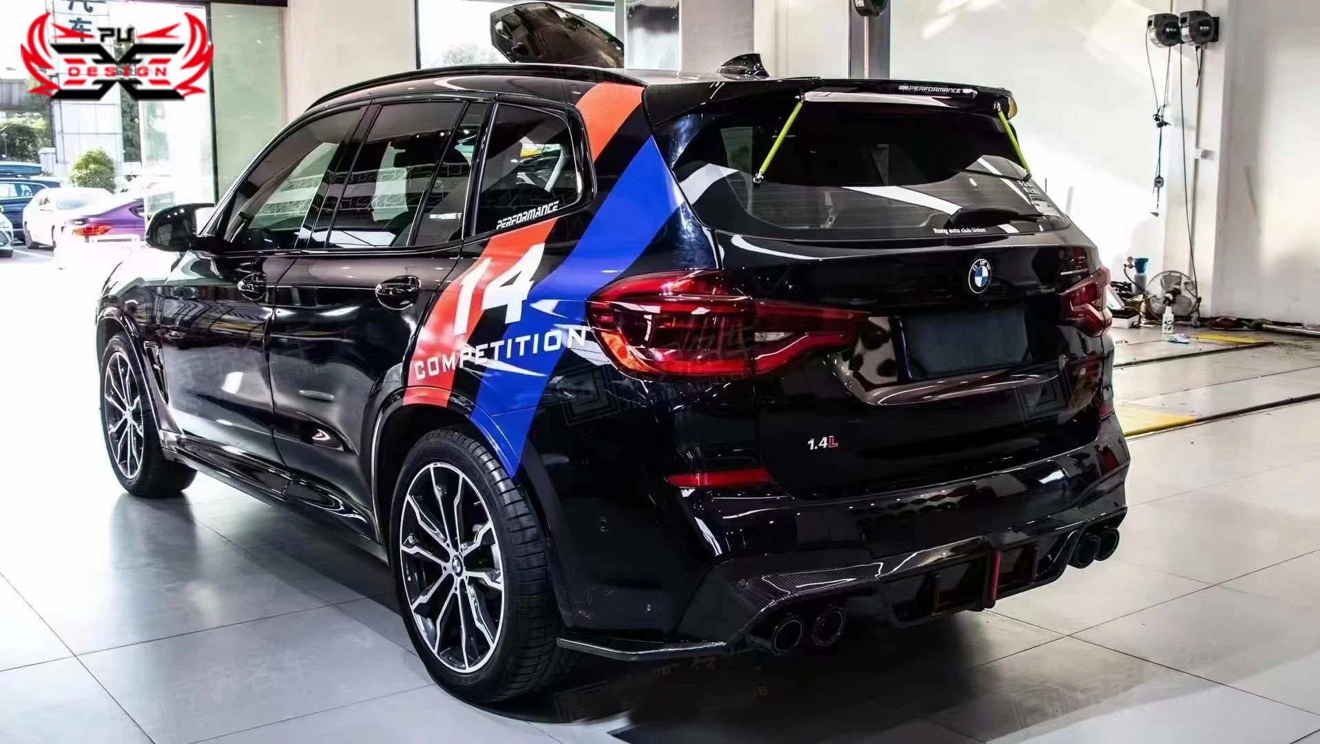 X3m Custom Rear Diffuser Rear Bumper Carbon Fiber Car Body Kit for BMW X3M F97 ...