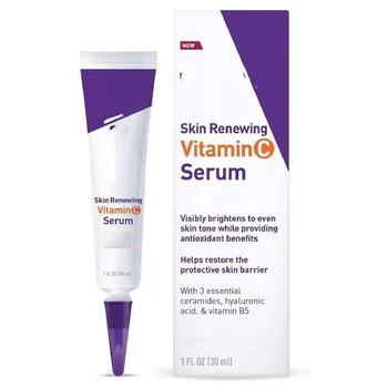 Skin Renewing Vitamin C Serum With Hyaluronic Acid Whitening Brighten Tone Repair Skin Barrier Moisturizing Essence 30ml