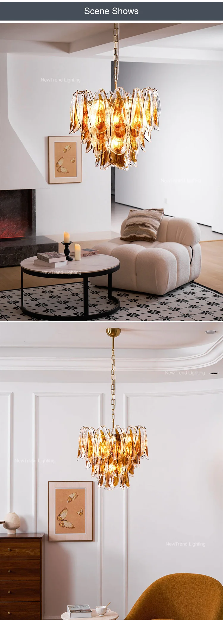 cpl 448 large custom murano glass chandelier  high end italian style ceiling lighting for hotel  villa-5