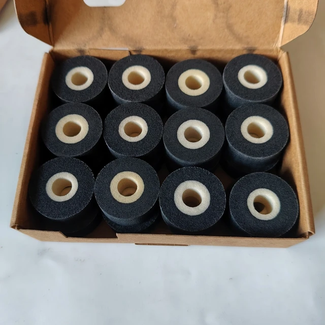 938B 36x40mm Black Hot INK Roll for Roller Transfer Printing Coding Machine with 130-160C Temperature and Pillow Packing