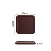 สีวอลนัท ทรงสี่เหลี่ยมจัตุรัส ขนาด 20x20 ซม.