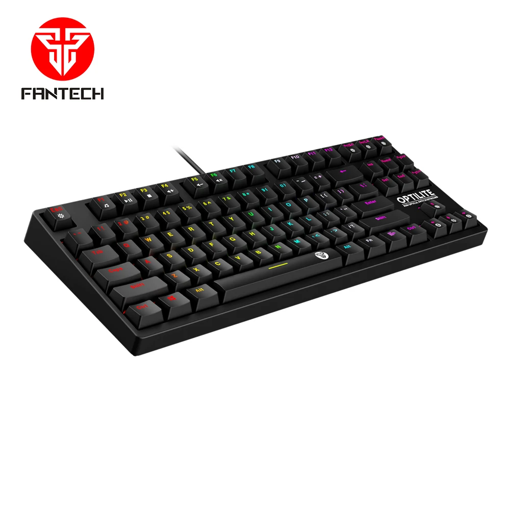 Fantech MK872 TKL 87 Keys Optical Switches MINI Gaming Mechanical Keyboard With Software