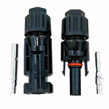CE IP67 Waterproof MC Connector DC 1000V 30A 2.5mm 4.0mm Solar Panel Male Female Coupling Connector for Solar Panel Connection