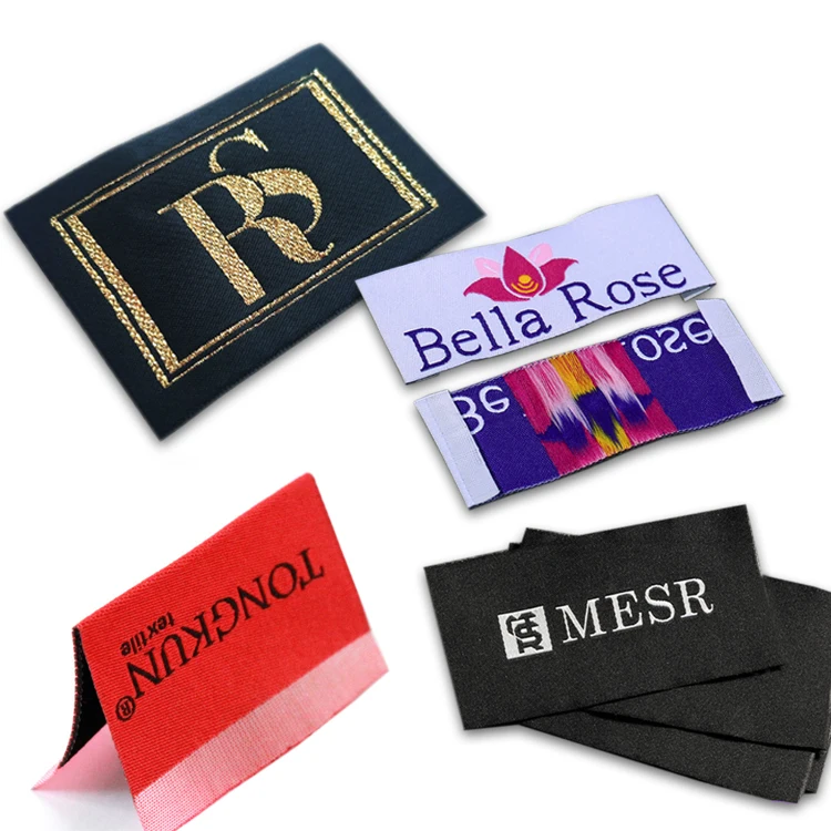 High Quality Custom Logo Luxury High Density Woven Label