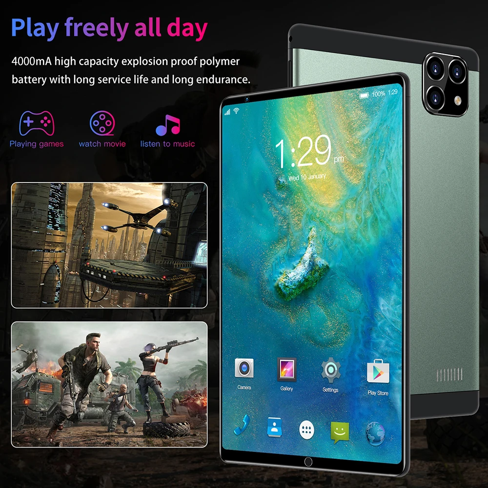 Original Android Tablet 8 Inch Quad Core 2GB RAM 32GB ROM Tablet PC With 3G Phone Call Tablet Support Oem Customized Brand