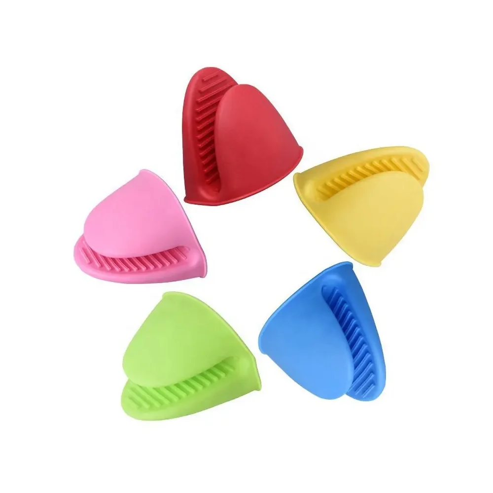 High Quality Mixed Color Silicone Oven Mitts Heat Resistant Silicone