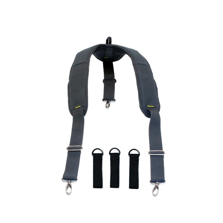 Y-Back Work Suspenders Heavy-Duty And Durable Adjustable Portable Tool Belt Suspender With Comfort Padding Partnered