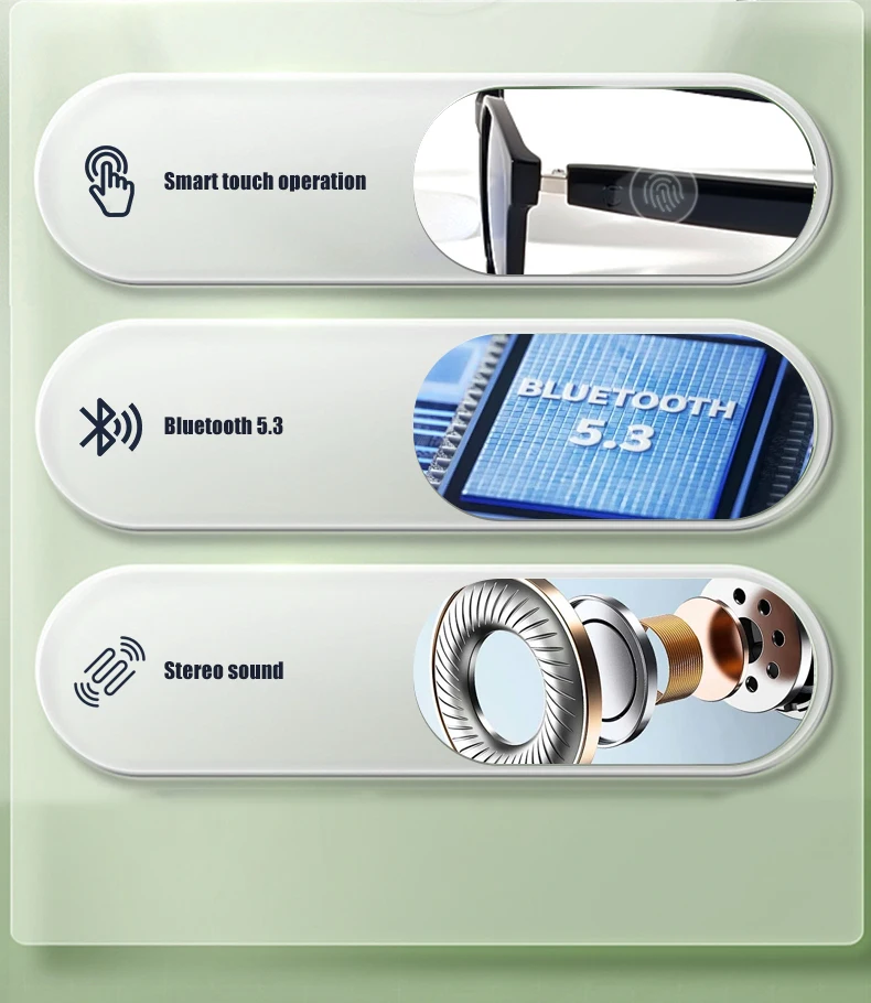 If you are searching for a supplier of a product with perfect quality control and highly competitive prices, which gives you an advantage in expanding your local market, then contact us now!  Competitive suppliers of  2026 GS08 Smart Wearable Headset with Wireless BT Call Music Intelligent Control Outdoor Fashion Sunglasses for Men Woman