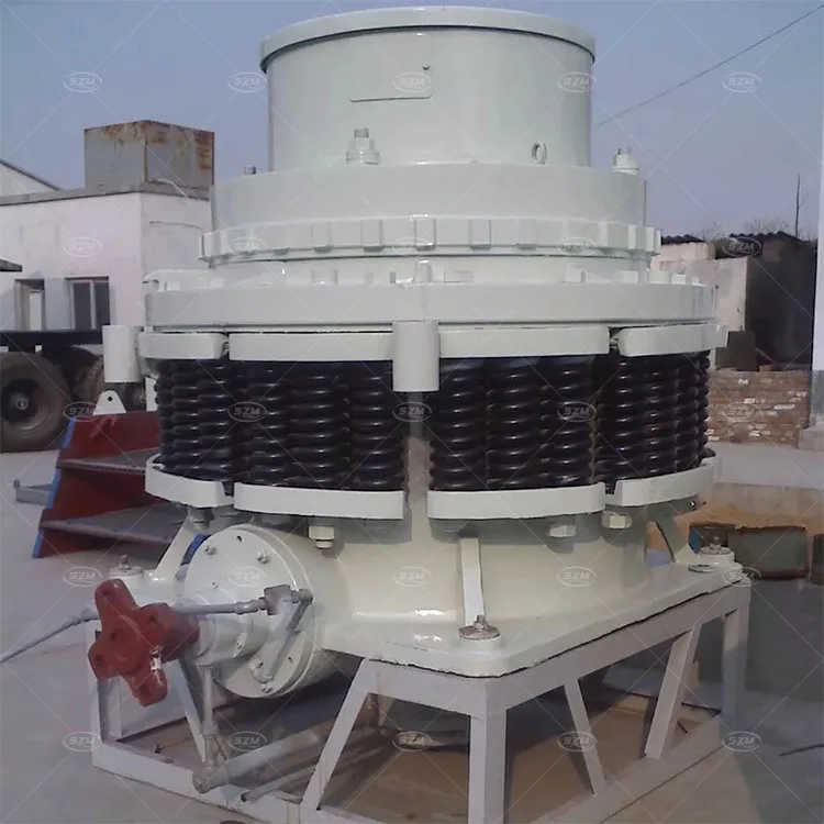Rock Crushing Plant Machine Spring Made New Arrival Types Stone Into Lime Cone Crusher in China With Diesel Engine