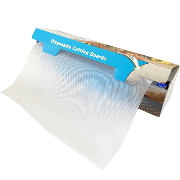 Disposable Cutting Board With Built In Sliding Cutter Easy To Use