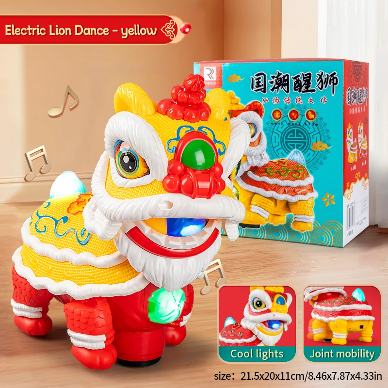 New Design China Dancing Lion Toy With Music and Flashing