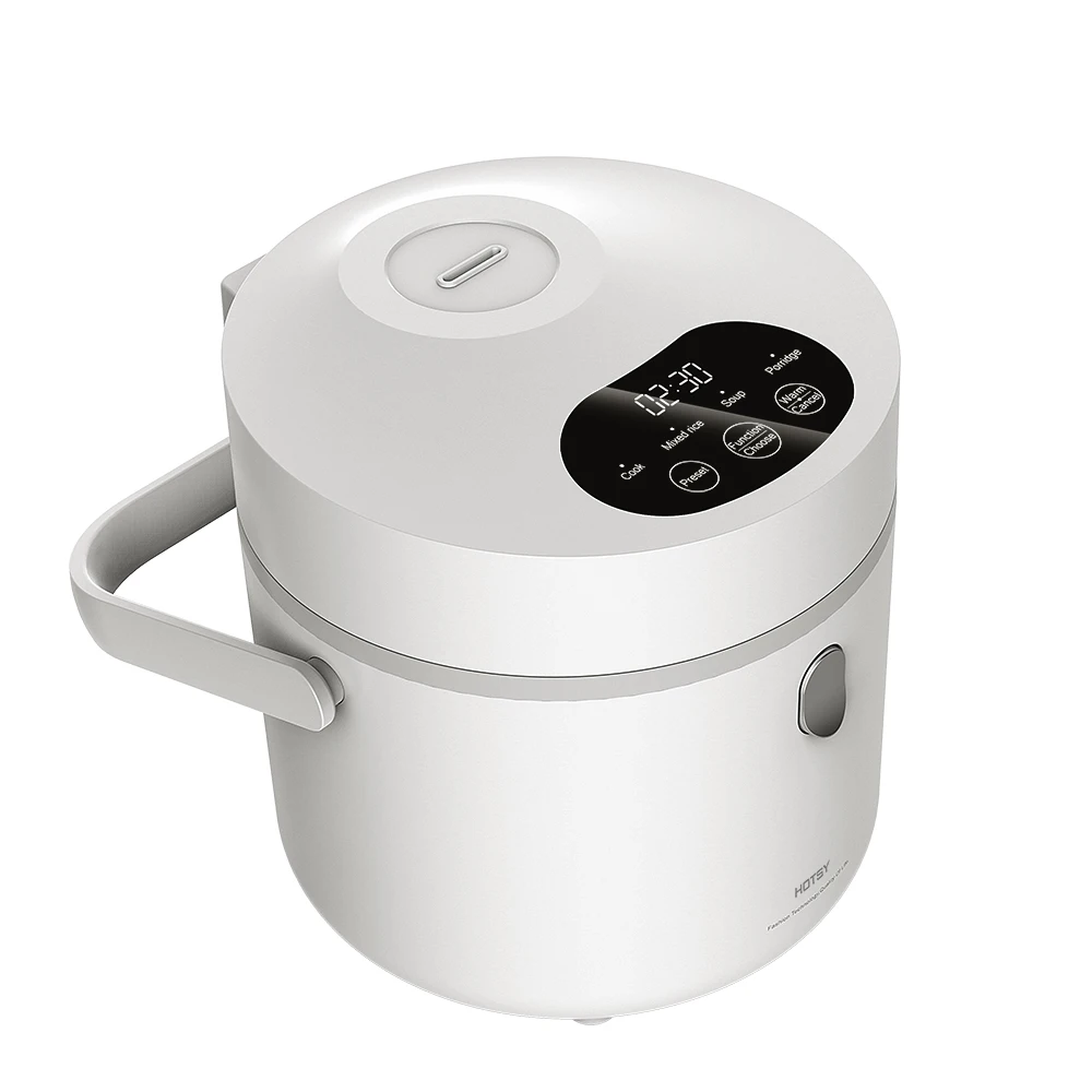 HOTSY Rice Cooker 5L Multifunctional Mini Electric Ricecooker Inner Pot Plastic Housing Material