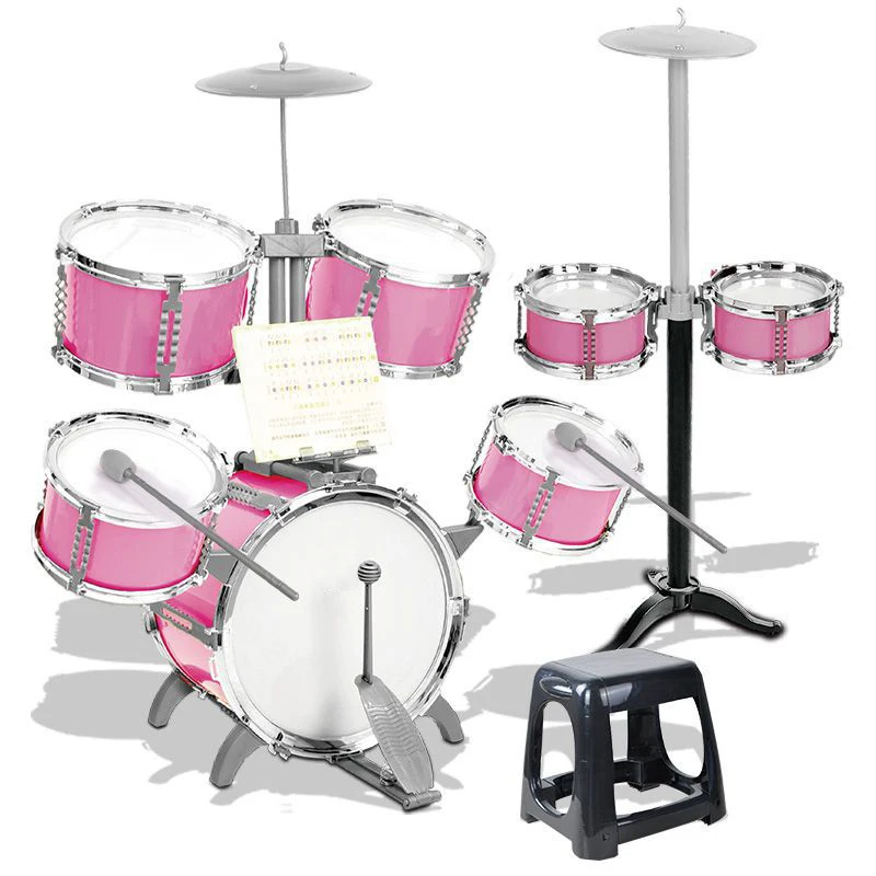 От 0 до 10 лет детский музыкальный инструмент детская ударная игрушка многофункциональная джазовая установка профессиональная