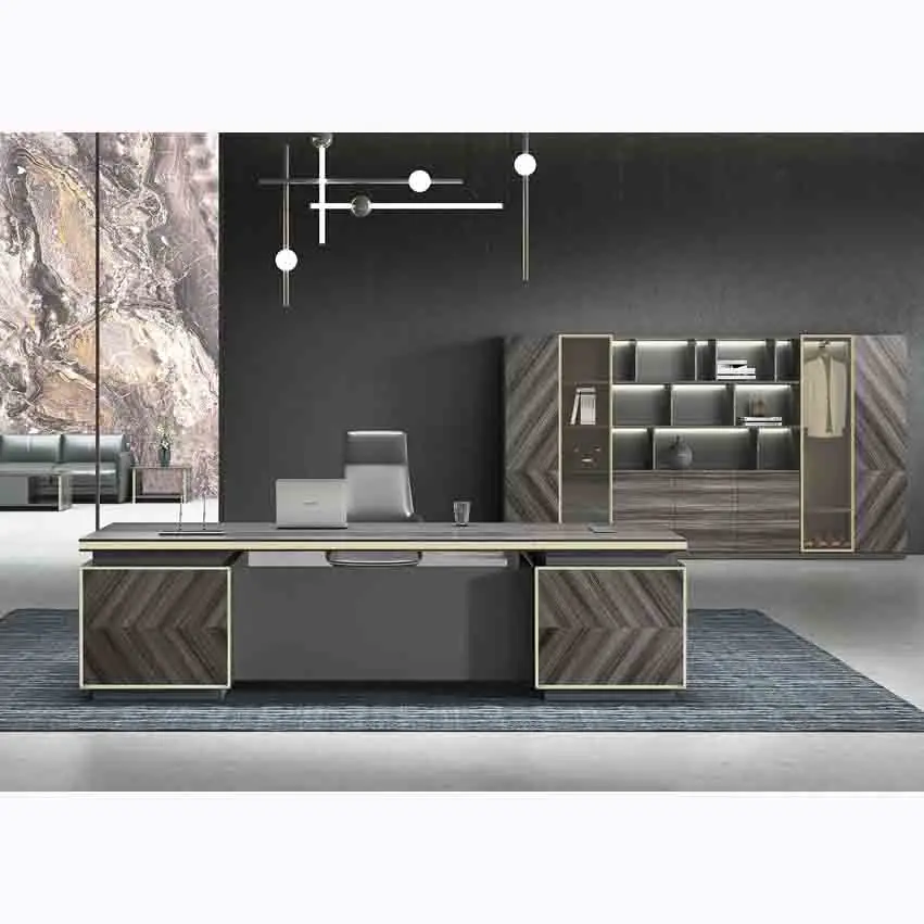 VIP Luxury Boss Office Table Design - Modern Executive Desk