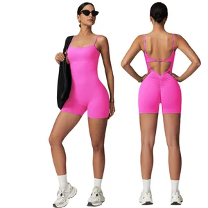 Women's Exclusive Tight Design Muscle Support and Stability Yoga Jumpsuit Hot Selling One Piece Sports Bodysuit