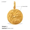 Pièce de monnaie de chevalier en or